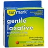 Sunmark Gentle Laxative Tablets, 5 mg, 25 Count