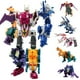 thumbnail image 3 of Figura de acción de TransFormers 5 en 1 para niños, Robot transFormable de 40CM, modelo de coche, escalera, camión de bomberos, ingeniería, 3 of 4