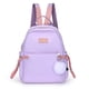 thumbnail image 2 of Women's Backpack Large Capacity Casual Travel Bagpack Simple Solid Color Shoulder Bag High Quality Nylon Cloth Racksack Mochilas, 2 of 5