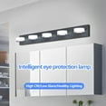 thumbnail image 5 of Miniyam Hard-Wired Vanity Light, 5-Light Modern Acrylic Wall Fixture for Bathroom Mirror Lighting, 5 of 7