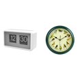 thumbnail image 1 of Reloj De Escritorio Con Tapa Automática, Diseño De Pájaros Musicales Para Colgar En La Pared, Con Sonido, Pantalla Grande, Marco Verde Decorativo Para El Hogar, Dormitorio, Escuela, Regalo, 1 of 9