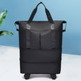 thumbnail image 3 of Maletas expandibles con ruedas, bolsa de gimnasio deportiva con separación en seco y húmedo para viajar, 3 of 9