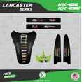 thumbnail image 4 of Kalair GFX Graphics Kit for Kawasaki KX125 (1999-2002) Lancaster Series, 4 of 5