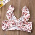 thumbnail image 6 of Douhoow Toddler Girls 2 Pieces Swimsuit Leopard Swimwear Flower Bathing Suit, 6 of 7