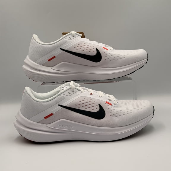 Mens Size 8 Nike Winflo 10 White Black Crimson DV4022-100