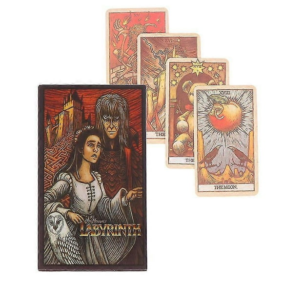Labyrinth Tarot Cards Oracle Prophecy Divination Deck Family Party Board Game - SFYGV
