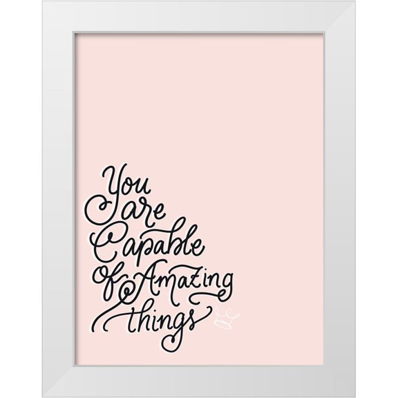 Batista, Dee 12x14 White Modern Wood Framed Museum Art Print Titled - You Are