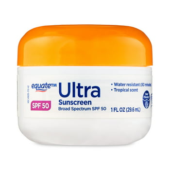Equate Broad Spectrum Ultra Protection Zinc Sunscreen Lotion, SPF 50, 1 fl oz