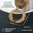 thumbnail image 4 of Sanilo Soft Close Toilet Seat ROUND, Quiet and Slow Close Lid and Seat, Strong Bumpers and Hinges, Rustic, 4 of 7