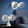 thumbnail image 6 of Car USB Fan, Mini Portable Air Circulator with Colorful LED Light, 3 Speeds, Quiet Clip On Vent Fan for Car, Truck, SUV, Van, RV, 6 of 7