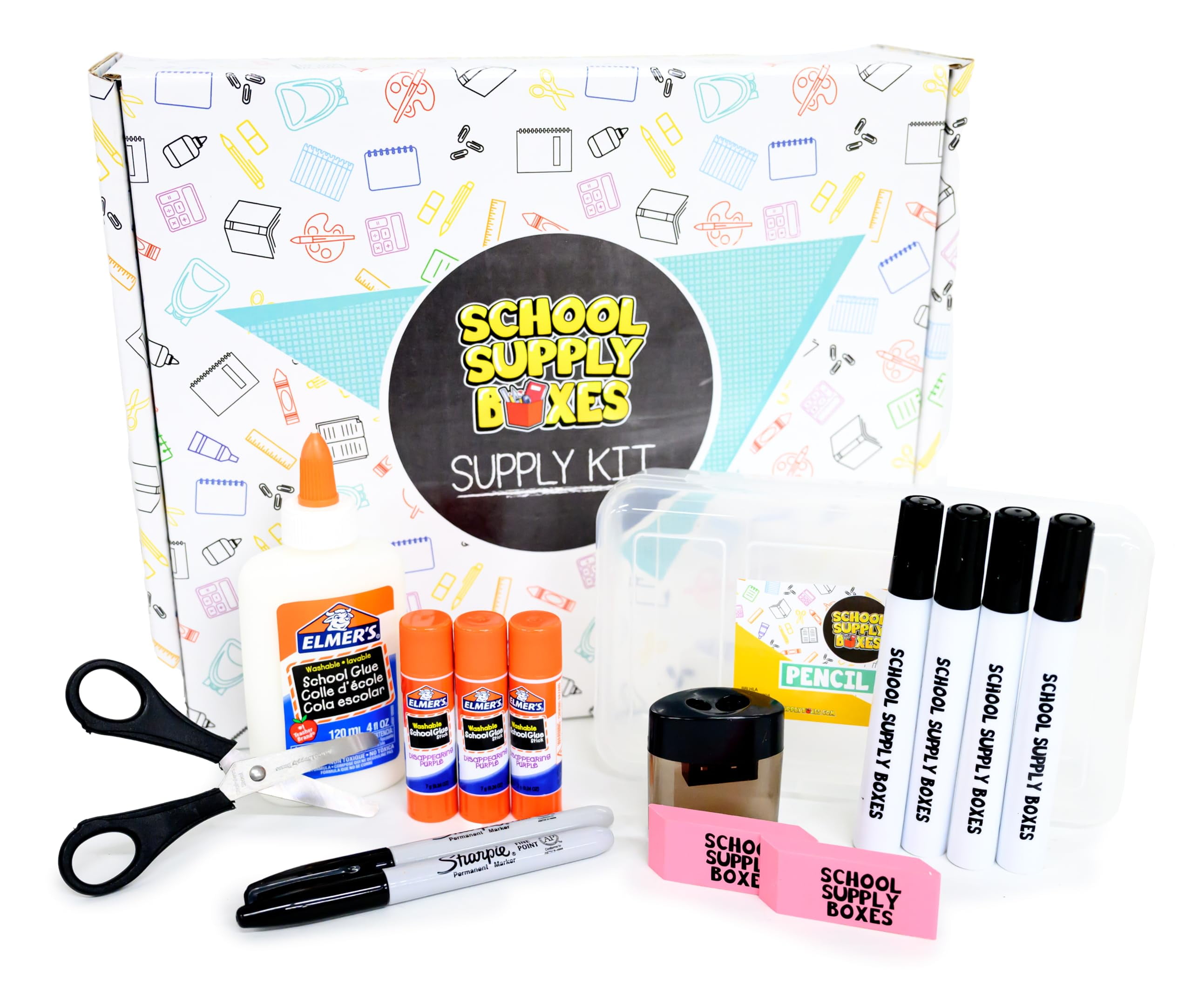 Artistic Essentials Back to School Bundle | Case (4 Boxes) - 99 Pieces per Box | School Supply Boxes - Back to School Essentials
