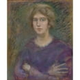 thumbnail image 2 of Alice Pike Barney 20x24 Black Ornate Framed Double Matted Museum Art Print Titled: Untitled I, 2 of 5