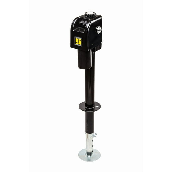 Stromberg Carlson Trailer Tongue Jack JET-3755 A-Frame Electric Jack; 3500 Pound Lift Capacity; 18 Inch Travel; Retracted Height 31-3/8 Inch; Bolt-On Mount; Black