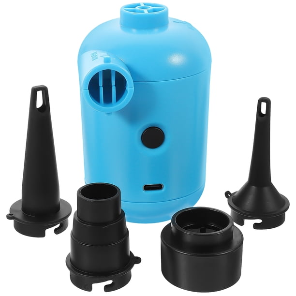 1 juego de bomba de aire portátil de aire eléctrico Bomba de aire inflable Bolsa de almacenamiento de vacío Bomba de aire al aire libre