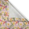 thumbnail image 3 of Ambesonne Hummingbird Kitchen Curtains, Tropical Leaves Birds, 55"x45", Pale Pink Multicolor, 3 of 3