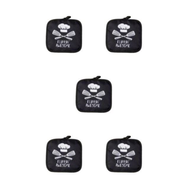 Naiovety Mantel para mesa, soporte para ollas, manoplas para horno, almohadillas calientes, herramientas de seguridad para hornear de algodón, Type2 NO2