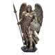 thumbnail image 4 of Figura de guerrero ángel, regalo ideal, adorno de mesa para vitrina, oficina o hogar. Oro A, 4 of 9