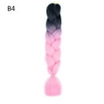 thumbnail image 6 of Happydeer Synthetic Gradient Color Long Twist Braids Ponytail Hair Extension Cosplay Wig, 6 of 13