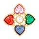 thumbnail image 5 of Broches en forma de corazón Broche de ramillete Traje Ropa Pin de solapa Mujeres Broche Prendedores para vestido, Aniversario, Artesanía de jinwen Broches de diamantes de imitación, 5 of 8