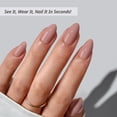 thumbnail image 2 of Pantalones cortos BtartBox de Press On Nails, color rosa almendrado, color nude, 2 of 8