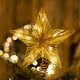 thumbnail image 2 of Estrella de cinco puntas para la copa del árbol de Navidad, estrella de cinco puntas de hierro forjado de línea recta con luz, regalo de Navidad, estrella superior, 2 of 5