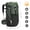 Black, variant on 50L Waterproof Mountaineering Backpack, Large Capacity Outdoor Running and Travel Daypack for Hiking, Camping, Bicycle Riding, Breathable Sports Bag, Green (24.8 in / 63 cm)