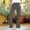 Dark Gray, variant on Juslio Linen Pants Women High Waist with Pockets Elastic Waist,Casual Linen Straight Leg Pants L