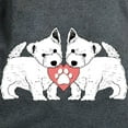 thumbnail image 3 of CafePress - Westie Love Women's Classic T Shirt - Women's Traditional Fit Dark T-Shirt, 3 of 4