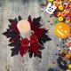 thumbnail image 2 of Corona de velas de Halloween con hojas de arce y rosas, adorno decorativo para velas, decoración para escritorio, artículos para fiestas, adornos, 2 of 2
