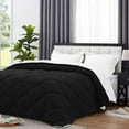 thumbnail image 3 of DNG Creations 3 Piece Reversible Diamond Pattern Comforter All Season 550 GSM - Full/ Queen - Size ( Black/White Colour ) 800 Threads Count, 100% Egyptian Cotton, 3 of 7