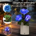thumbnail image 2 of Blue Rose Flower Lamp for Womens Gifts, Flower Night Light for Relaxation and Serenity, Womens Her Mom Wife Girlfriend Friends for Valentines Christmas Day Anniversary Birthday Gifts (Blue), 2 of 14