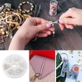 thumbnail image 3 of Kit de anillos de salto para manualidades de Handyman Anillos de salto abiertos para hacer joyas Conectores de llaveros y collares, 3 of 5