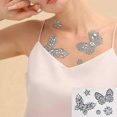 thumbnail image 3 of 1pc Rhinestone Chest Drill Sticker Decorative Body Gem Sticker Butterfly Crystal Tattoo Sticker Party Makeup Sticker, 3 of 4