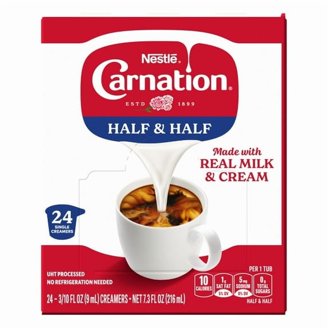 Land O Lakes Half & Half Creamer Singles - Pack Of 192 Individual Creamer Packets