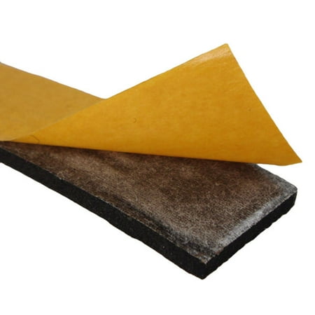 

1/4 Thick Black Soft Multiuse Neoprene Foam Strips with Adhesive Back 1/4 Wide x 10 Ft.