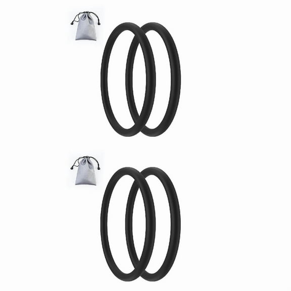 4 x patella strap 2 x cloth bag-As Shown