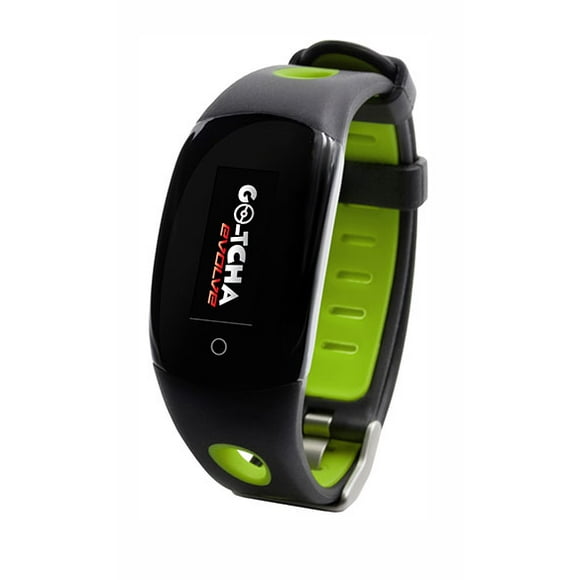 Go-tcha Evolve LED-Touch Wristband Watch for Pokemon Go with Auto Catch and Auto Spin - Black/Green