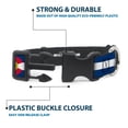 thumbnail image 4 of Buckle-Down Pet Collar, Dog Collar Plastic Buckle, Colorado Manitou Springs Flag Blue White Red Yellow, 15 to 24 Inches 1.0 Inch Wide, 4 of 8