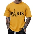 thumbnail image 2 of Workout Shirts for Men Sweat Short/long Sleeve Big & Tall Gym & Tennis Apparel Regular Fit Solid Color Boat Neck Casual Beach Basic Tops, 2 of 4
