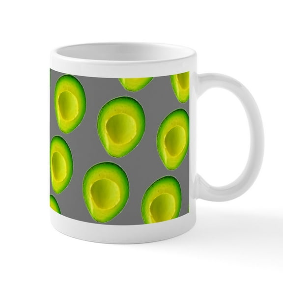 CafePress - Chic Avocados Gillian's Fave Mugs - 11 oz Ceramic Mug - Novelty Coffee Tea Cup