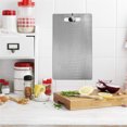 thumbnail image 6 of Stainless Steel Cutting Board, Small Cutting Boards for Kitchen, 304 Stainless Non Stick Chopping Cutting Board by YAAHEIJA for Meat Fruit & Vegetable, 6 of 9