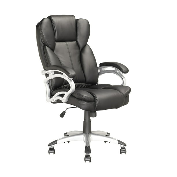 CorLiving Executive Office Chair in Leatherette - Walmart.com