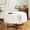 White, variant on Warm Home Designs 36 Inch Beige Round Tablecloth with Tassels. Heavy Poly Cotton Crochet Tablecloth is Great for Farmhouse or Vintage Decor, Wedding or Family Celebration. ZARA ROU 36 BEIGE