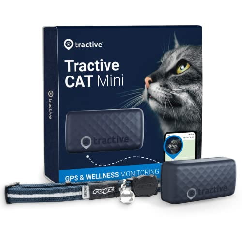 Rastreador GPS Tractive Mini a prueba de agua para gatos