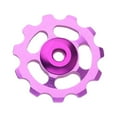 thumbnail image 2 of Milisten 2Pcs Aluminum Alloy Bike Wheel Rear Derailleur Pulley 11T for (Purple), 2 of 5