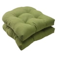 thumbnail image 4 of Pillow Perfect 507088 Forsyth Turquoise Wicker Seat Cushion (Set of 2), 4 of 4