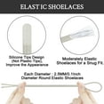 thumbnail image 3 of Endoto Elastic Shoelaces for ON Cloud 5 & 6 No Tie Replacements Shoes Laces Stretchy Bungee Running Training(Color:Sand,Size:10Inch), 3 of 7
