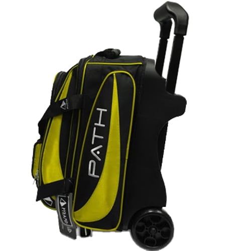 Pyramid Path Deluxe Double Roller Bowling Bag Lime Green