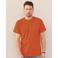 thumbnail image 2 of High Visibility Safety T-Shirt with Pocket | Bayside USA-Made 50/50 Short Sleeve Pocket Shirt, Green and Orange Color | Pack 9, Size-L, 2 of 6