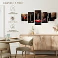 thumbnail image 5 of Elephant Stock Reserve Wine Wall Art - Horizontal Multi Panel Canvas - Living Room Wall Decor - Food And Drink Multi Panel - Brown And Red Decor - 74" x 34", 5 of 8
